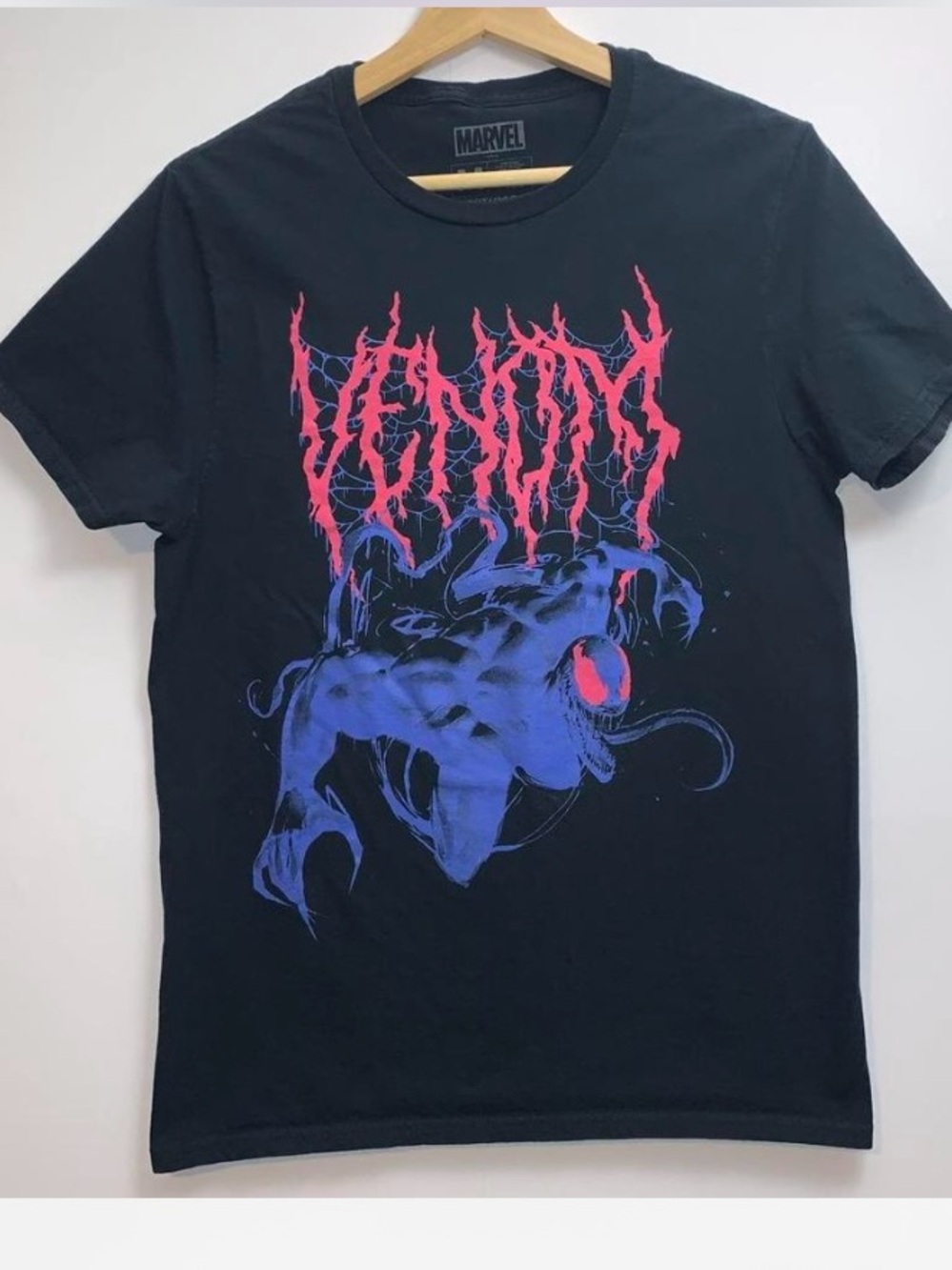 Marvel Venom Short Sleeve Black Graphic Tee